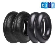 4.80/4.00-8" Tire and Inner Tube Set Universal Replacement Tires Tubes Wagons