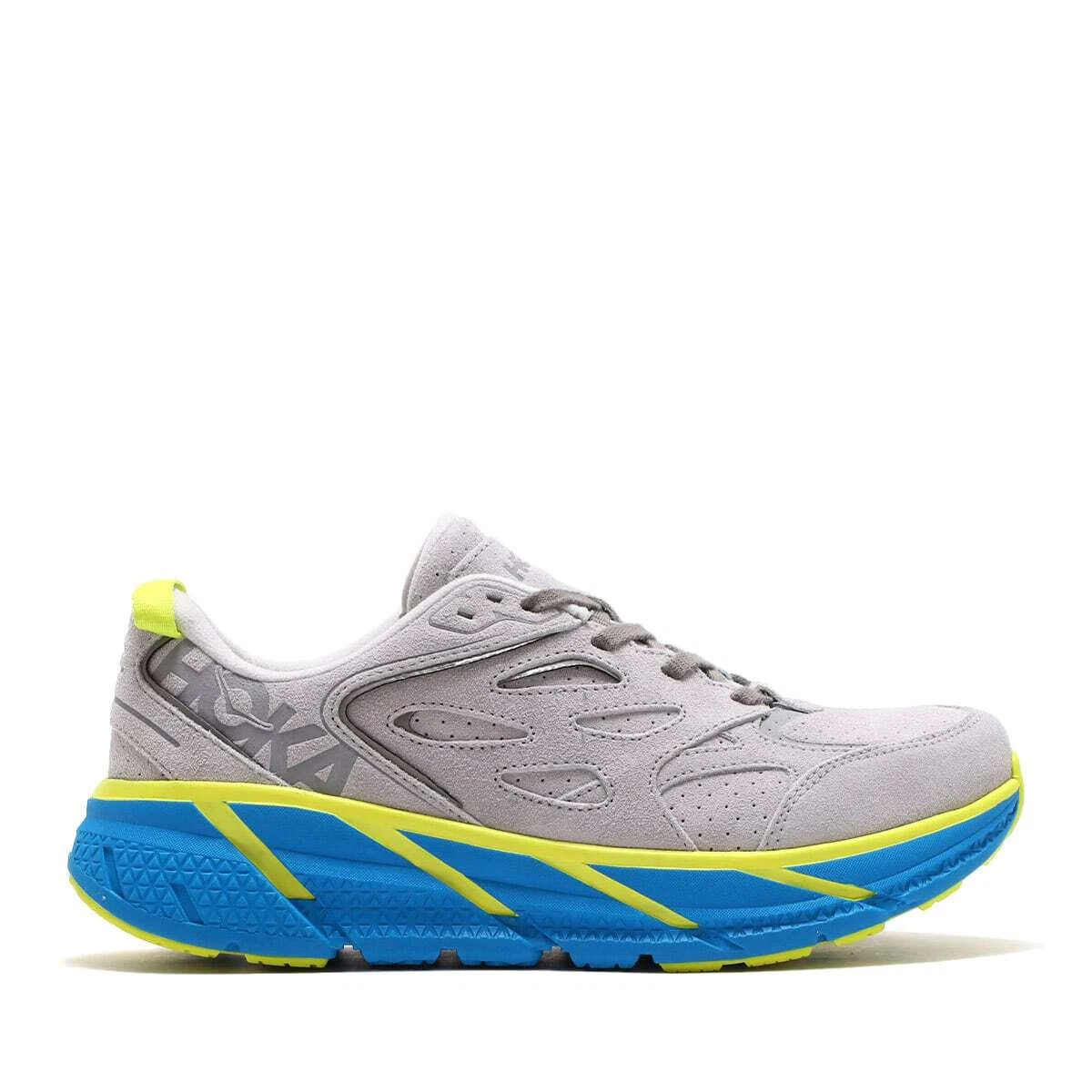 Hoka Oneone Clifton L Suede Lunar Rock Diva Blue 1122571-lrdb