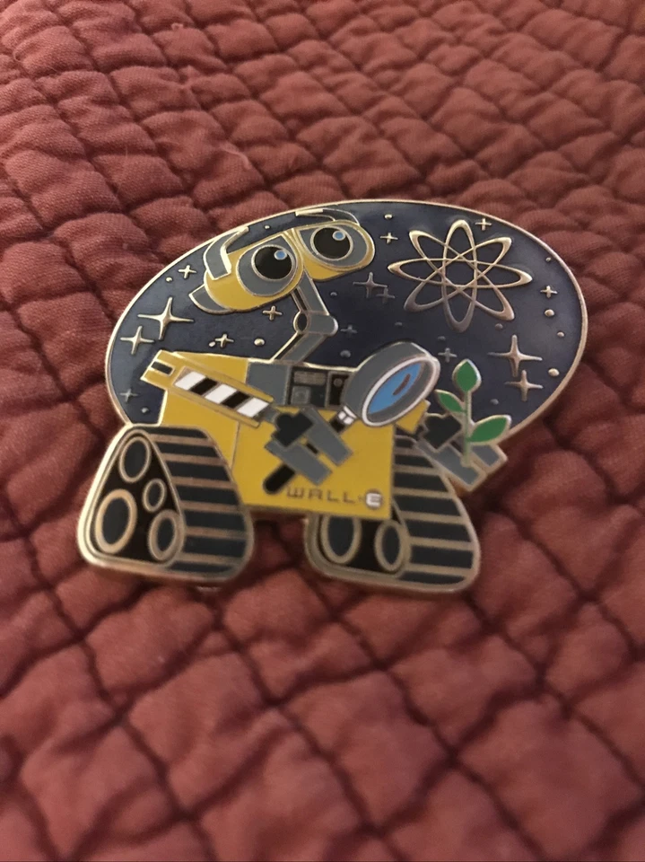 Prendedor y tarjeta Disney Shopping Explorer Series WALL-E planta examinadora LE 250 Foto 2 de 4