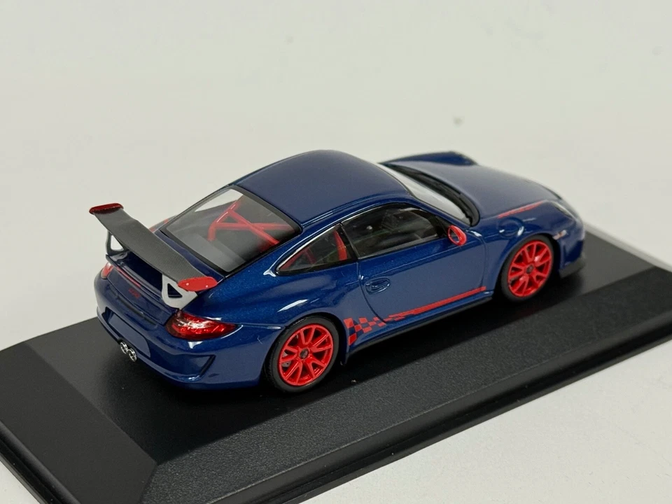 1/43 Minichamps 保时捷 911 GT3RS 3.8 ( 997 II) 2009 蓝色 410 069115 BK155 — 第 3/4 张图片