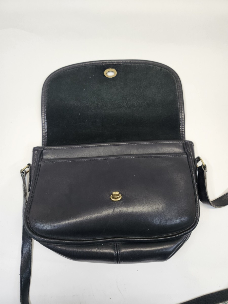 Vintage COACH City Bag 9790 Pre 1994 Black Cross Body Bag | eBay