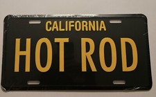 Mooneyes California Hot Rod Metal License Plate. Awesome.