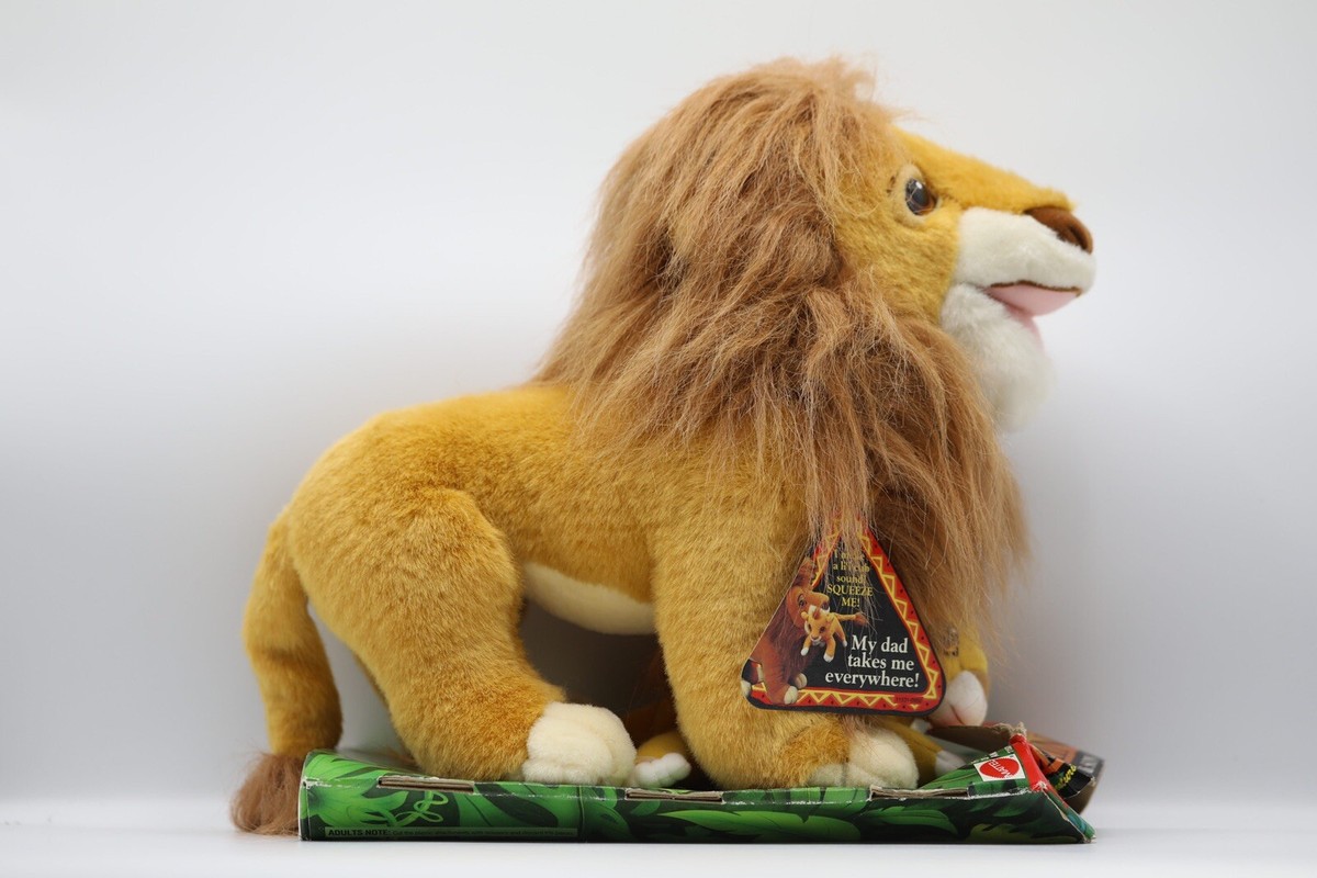 1993 Mattel The Lion King Mufasa & Son Plush | eBay