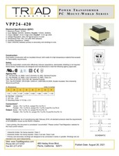 Triad Magnetics Transformer - VPP24-420 Class B