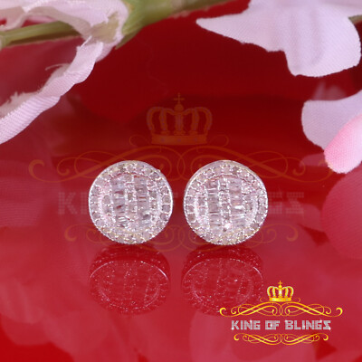 Ohrstecker 0,33ct Diamant 925 Sterling Weiß Silber für Herren & Damen rund