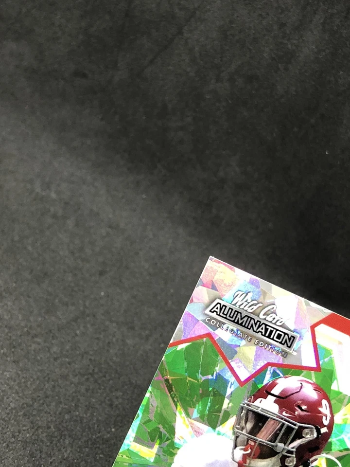 2021 Wild Card Alumination Joedan Battle GREEN CRACKED ICE HOLO-LUX SSP RC 📈 📈 - Image 4 of 4