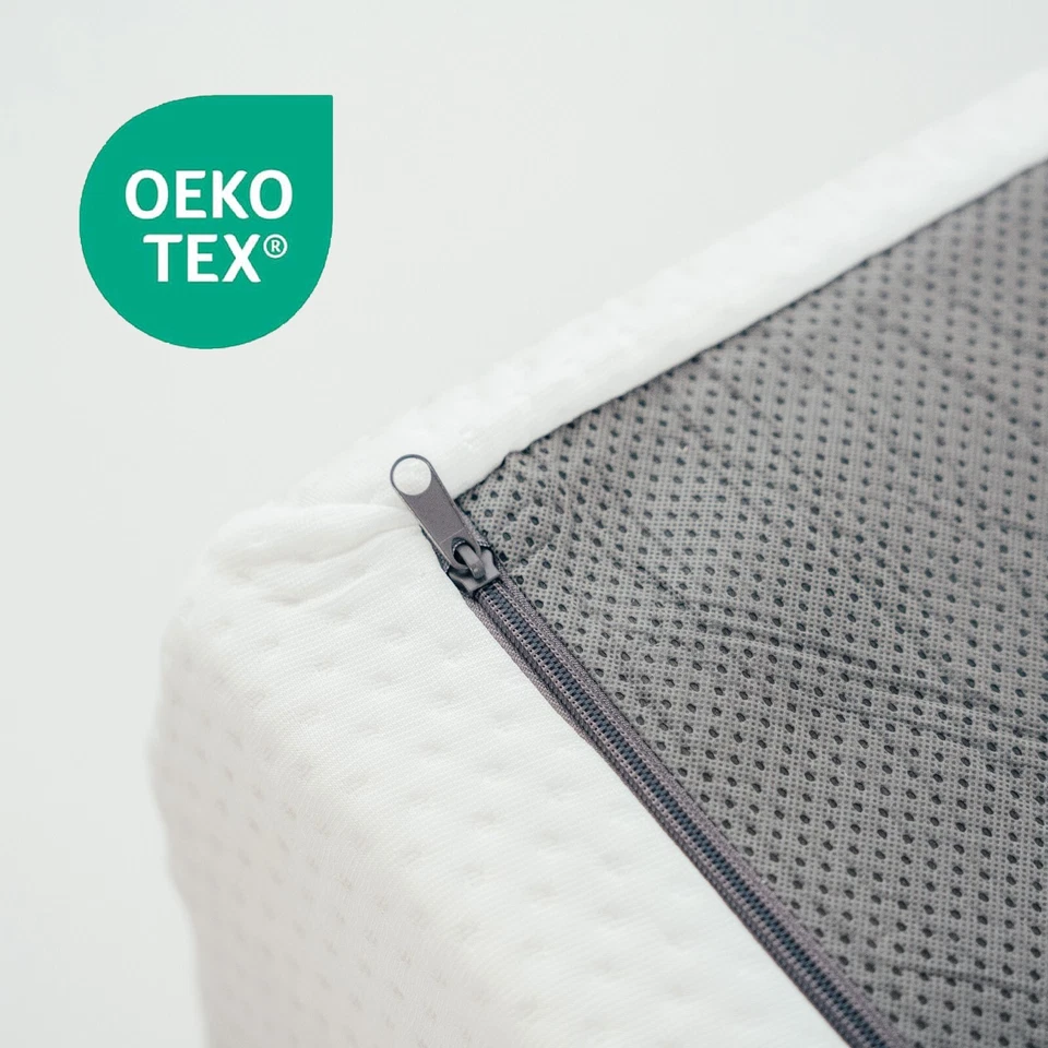 Colchón de espuma viscoelástica de enfriamiento de té verde - 8" 10" 12" para abrazar el cuerpo cómodo y fresco Foto 3 de 4