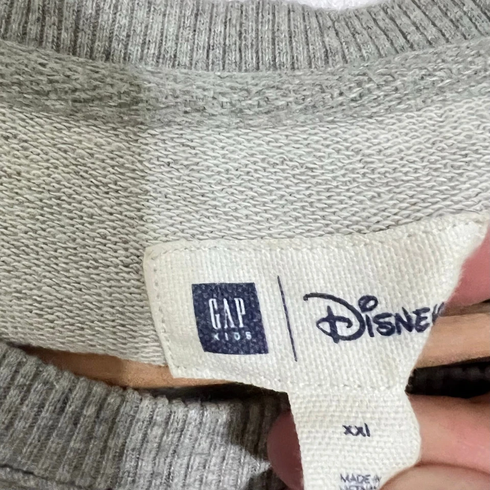 Vestido Sudadera Gap Niños Niñas Volantes Talla 2XL Gris Disney Daphne Pato Lentejuelas Foto 2 de 4