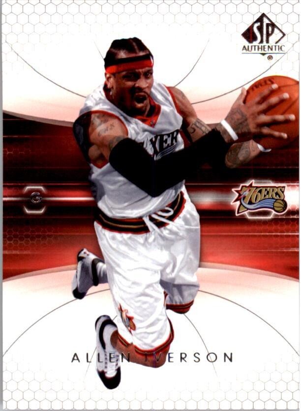 Allen Iverson Philadelphia 76ers 2004-05 SP Authentic Basketball #64