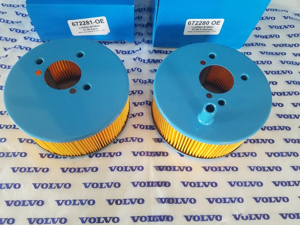 Conjunto de filtro de ar equipamento original Volvo B18 67-68 122S 142S 144S 145S 1800 - Imagem 2 de 4