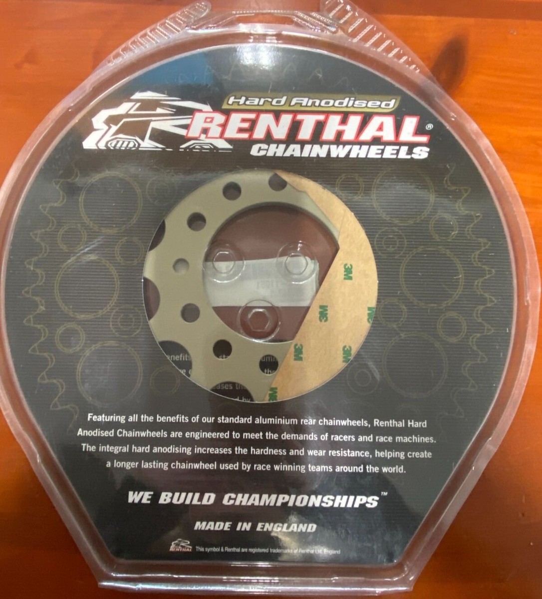 Renthal Sprocket Rear 44-Tooth 184U-520-44P-HA for Kawasaki
