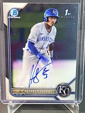 Herard Gonzalez 2022 Bowman Chrome Prospect Autograph