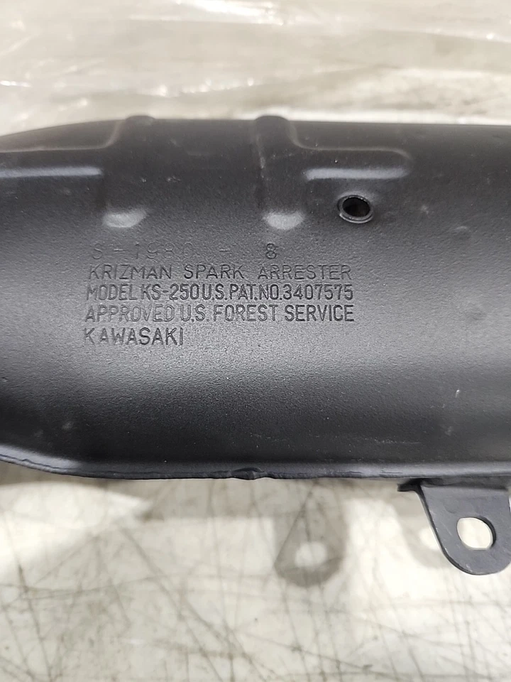 New Nos 73-75 Kawasaki Mc1m A/M Exhaust Pipe Assembly 8001-167-21 - Imagem 3 de 4