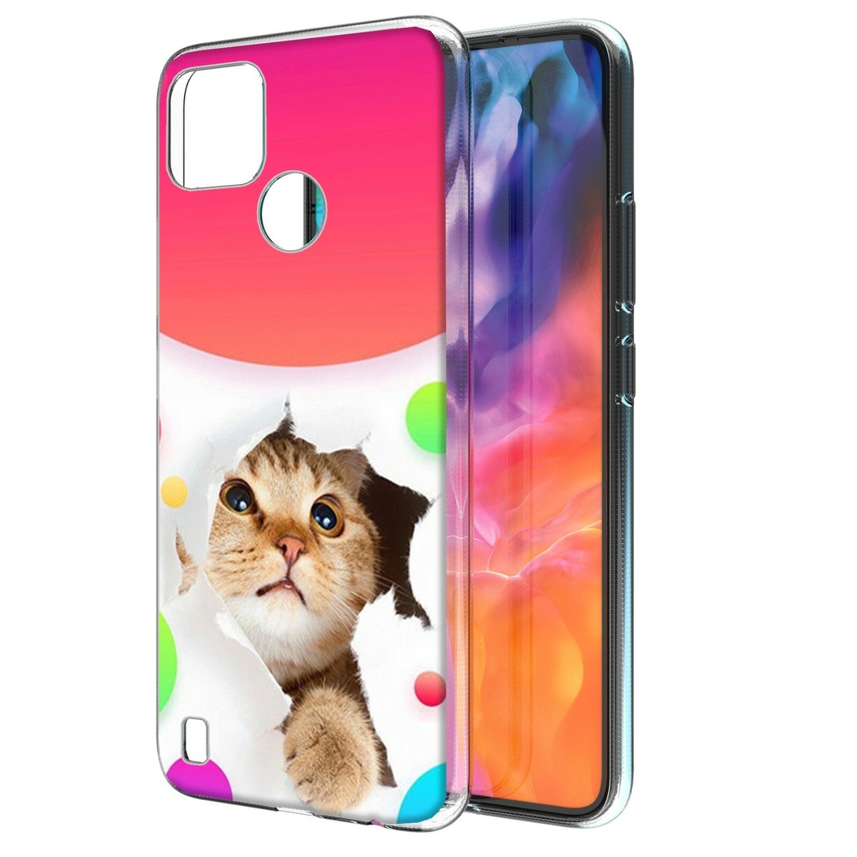 Custodia cover back case per TCL 405 in TPU morbida fantasia M10