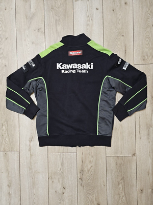 Kawasaki Racing Team バイクジャケットL Kawasaki Motorcycle Leather racing Jacket | SPEEDYSTAR – speedystar