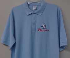 Atlanta Braves MLB Throwback Mens Polo Shirt XS-6XL LT-4XLT Milwaukee Boston New
