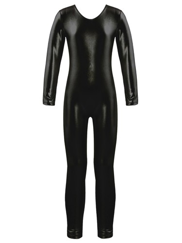 Girls Jumpsuit Full Body Leotard Jazz Bodysuit Children Unitard Costume Romper - Picture 11 of 63