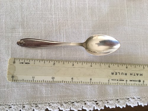 ANTIQUE SILVER SET OF 6 SPOONS WMF GERMAN FLATWARE MARKED WMF 100 21 - Picture 6 of 8