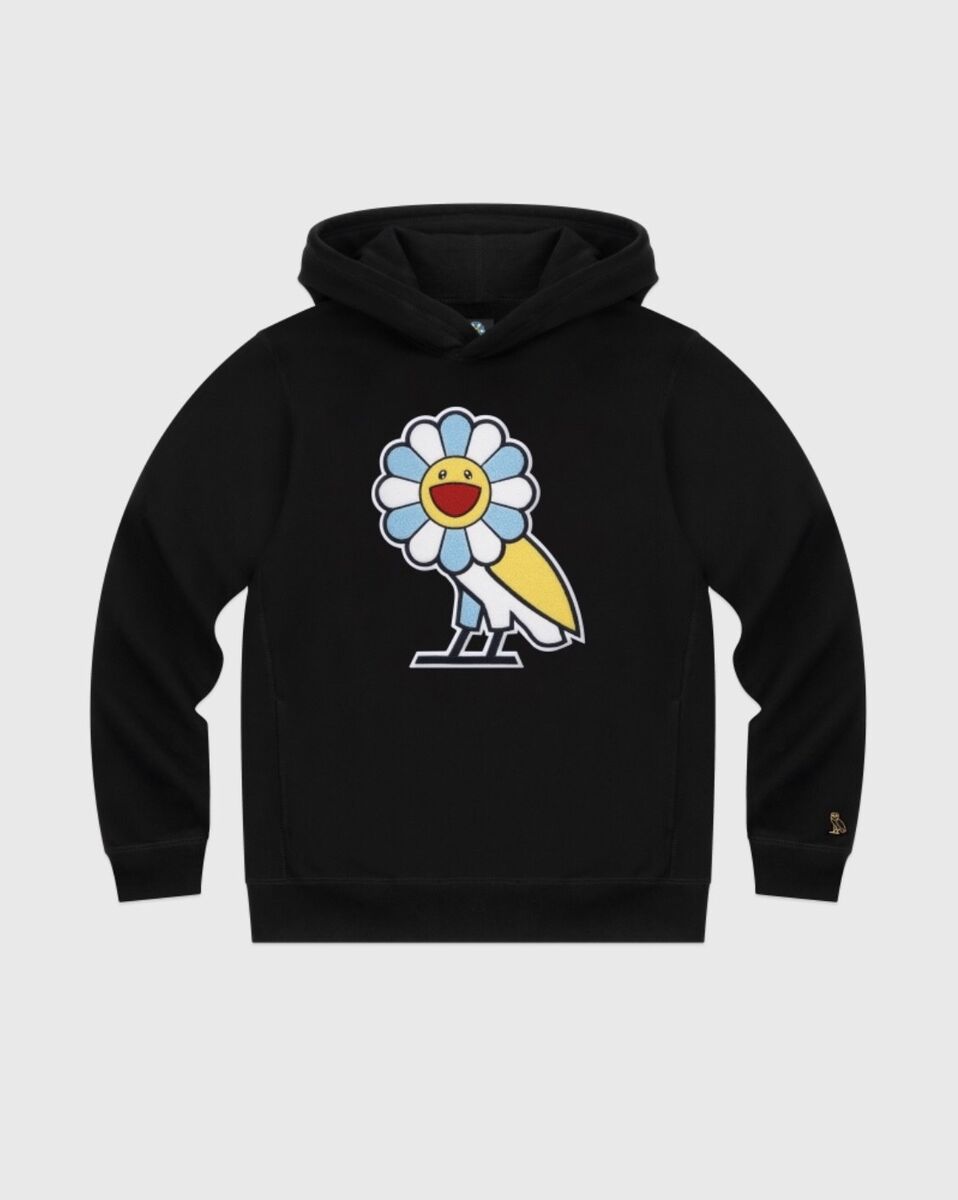 October's Very Own OVO X MURAKAMI Flower Owl Logo Hoodie October's Very Own OVO X MURAKAMI Flower Owl Logo Hoodie