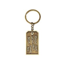 NEW Keyring Metal Boxed - Paddington Bear (Gold Tag)