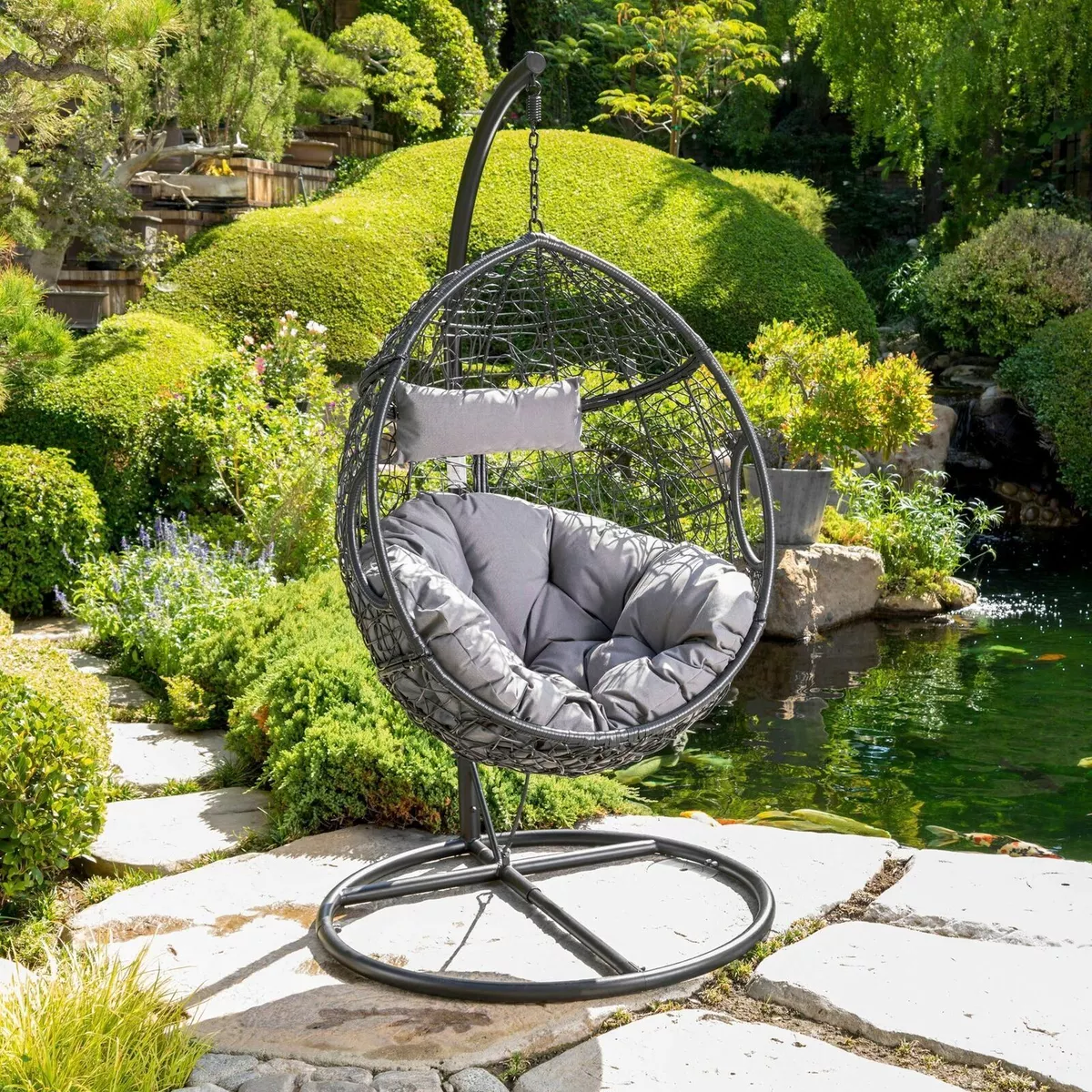 Indoor outdoor online egg chair