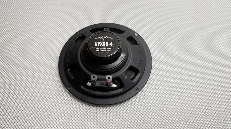 SKAR AUDIO NEODYMIUM PRO SPEAKER 4-OHM 300 WATT 6.5-INCH MID-RANGE NPX65-4 USED - Image 3 of 4