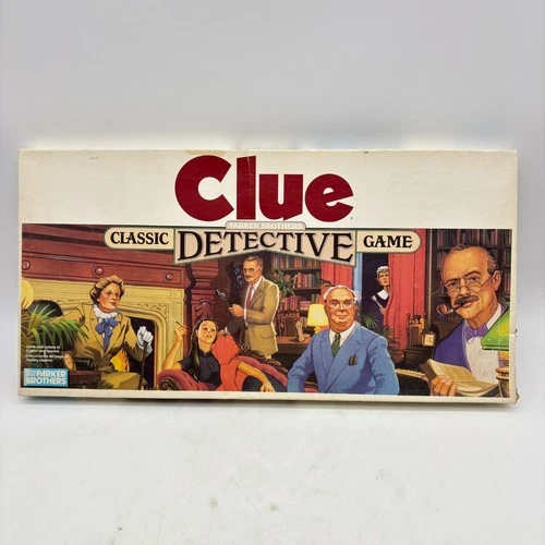 VINTAGE Clue COMPLETE Parker Brothers 1986 Classic Detective Board Game