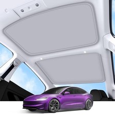2026 Upgrade Sunshade Roof For Tesla Model 3 Accessories 2026-2022 Gray
