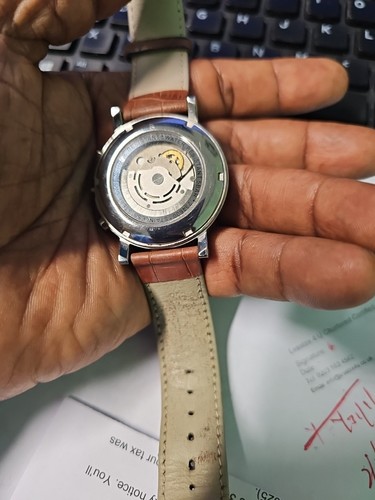 Orologio da polso TCM uomo automatico 234600 - 5 bar automatico con fondello in vetro - Foto 4 di 6