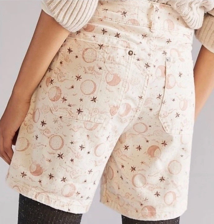 Pantalones cortos utilitarios Anthropologie Cocorrina para mujer Wanderer tiro alto celestial 26 Foto 2 de 4