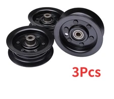 Set of 3 Flat Idler Pulley Replace for Toro 132-9420 1329420 106-2175 1062175