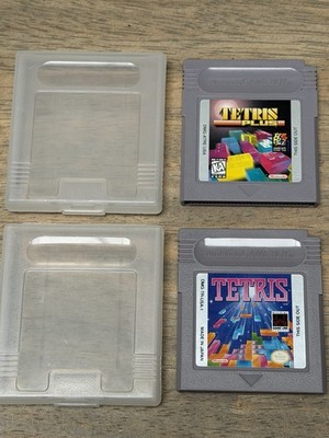 NINTENDO GAMEBOY TETRIS AND TETRIS PLUS - mint condition! tested! authentic!