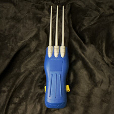Wolverine Style Claw Costume Accessory - Blue/Silver Claws, Adjustable Strap