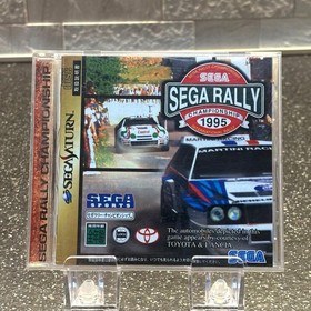 Complete Accessories Sega Saturn Sega Rally 1995 with Band Postcard and Informat