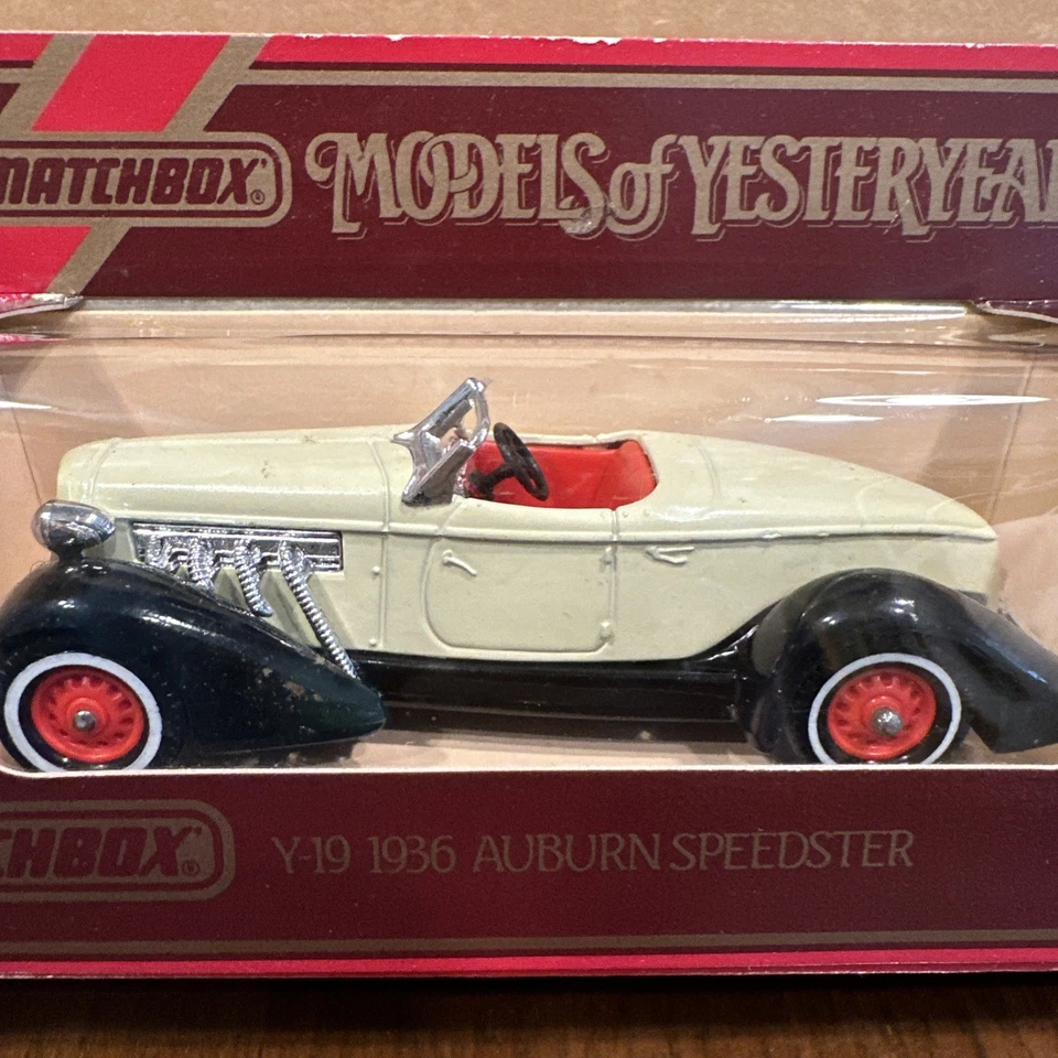 Matchbox Models of Yesteryear Y-19 1936 Auburn Speeder Mint A53 - Image 2 of 4