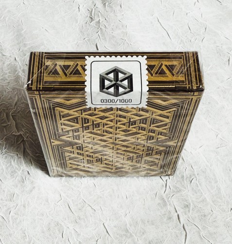 Perceptions Playing Cards Limited Edition Gold Foil Art Deco Deck Sealed 300/100 - Picture 3 of 6