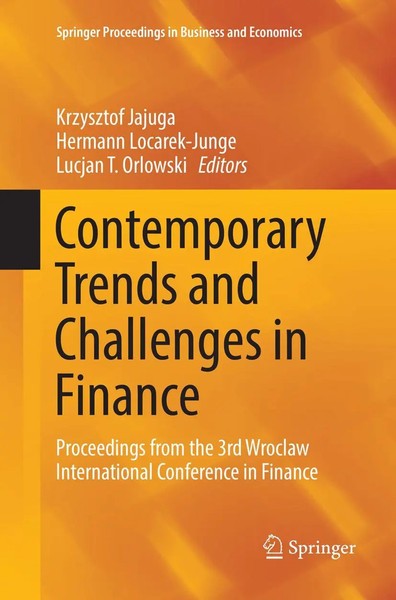Krzysztof Jajuga (U. A.) | Contemporary Trends And Challenges In Finance | Buch-image