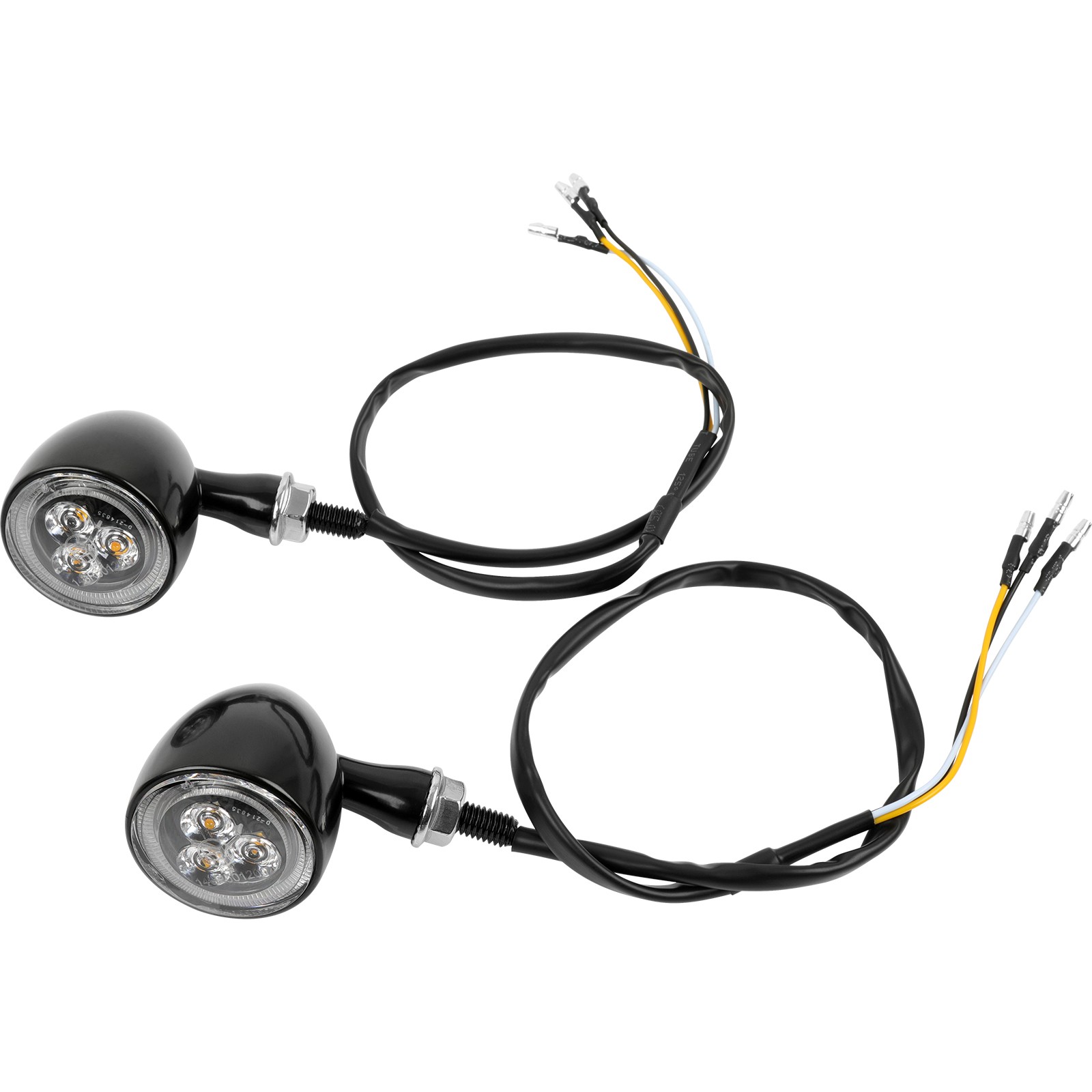 2x Motorcycle LED Turn Signal Bullet Blinker Running Lights For Harley Davidson