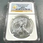 2014(W) SILVER Eagle NGC MS69, Early Releases, West Point Mint (89632)