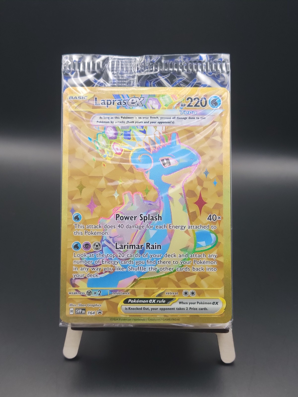 Lapras ex (Black Star Promo) SVP 164 - Scarlet & Violet: Promo Card - Sealed