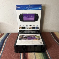 Sony PSP-3000 Launch Edition 64MB Black W/box Tested (No Battery Or Charger)