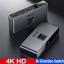 4K HD Switch HDMI-compatible Adapter for Xiaomi Mi Box HD Switcher 1x2/2x1