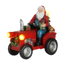 Christmas Truck with LED Light Up Christmas Table Decor Holiday Ornaments Fig...