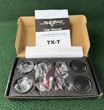 NEW SKAR AUDIO TX-T 1-INCH 240W MAX POWER SILK DOME NEODYMIUM TWEETERS - PAIR