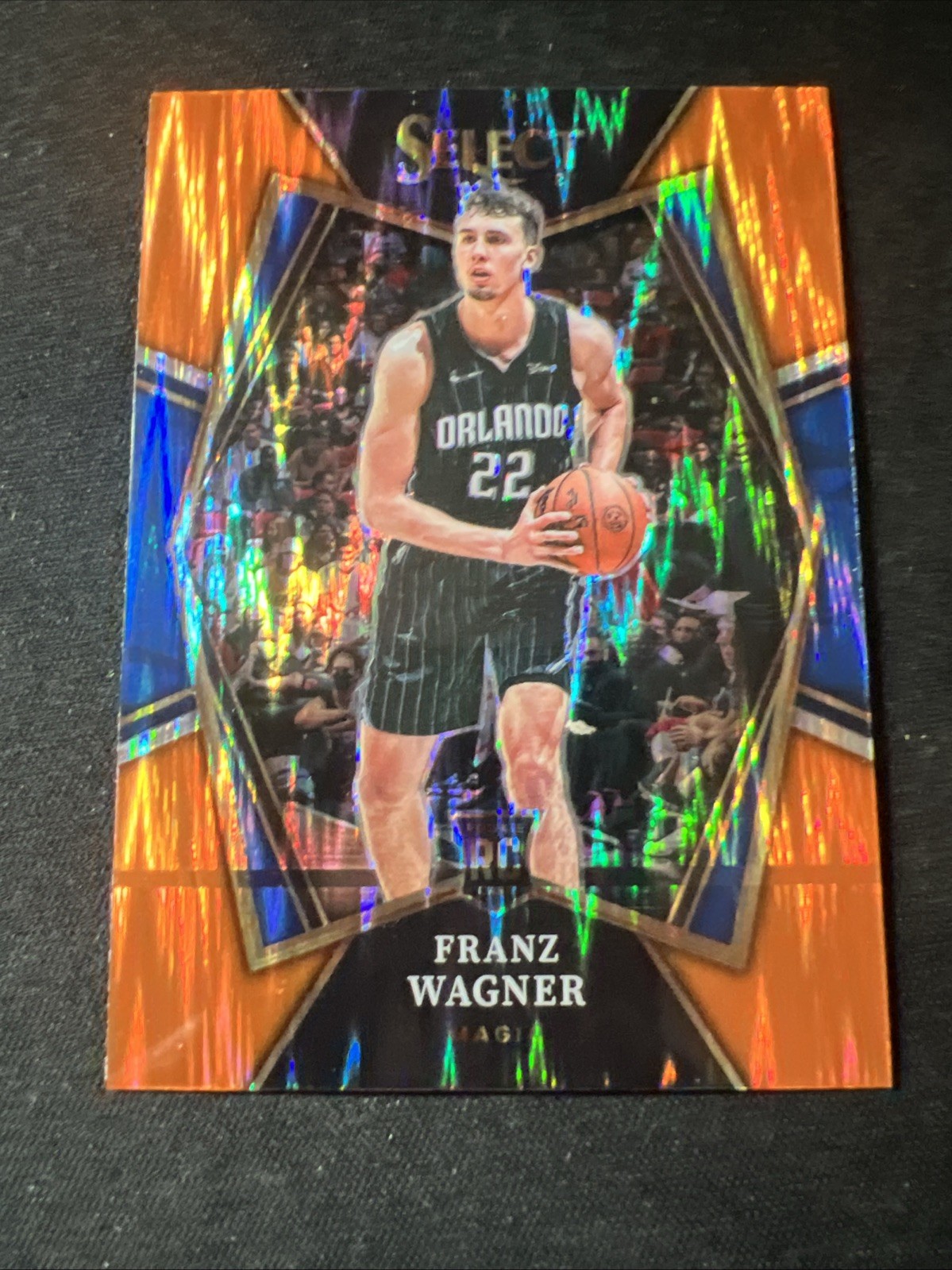 2021-22 Panini Select - Premier Level Franz Wagner #120 Orange Flash Prizm (RC)