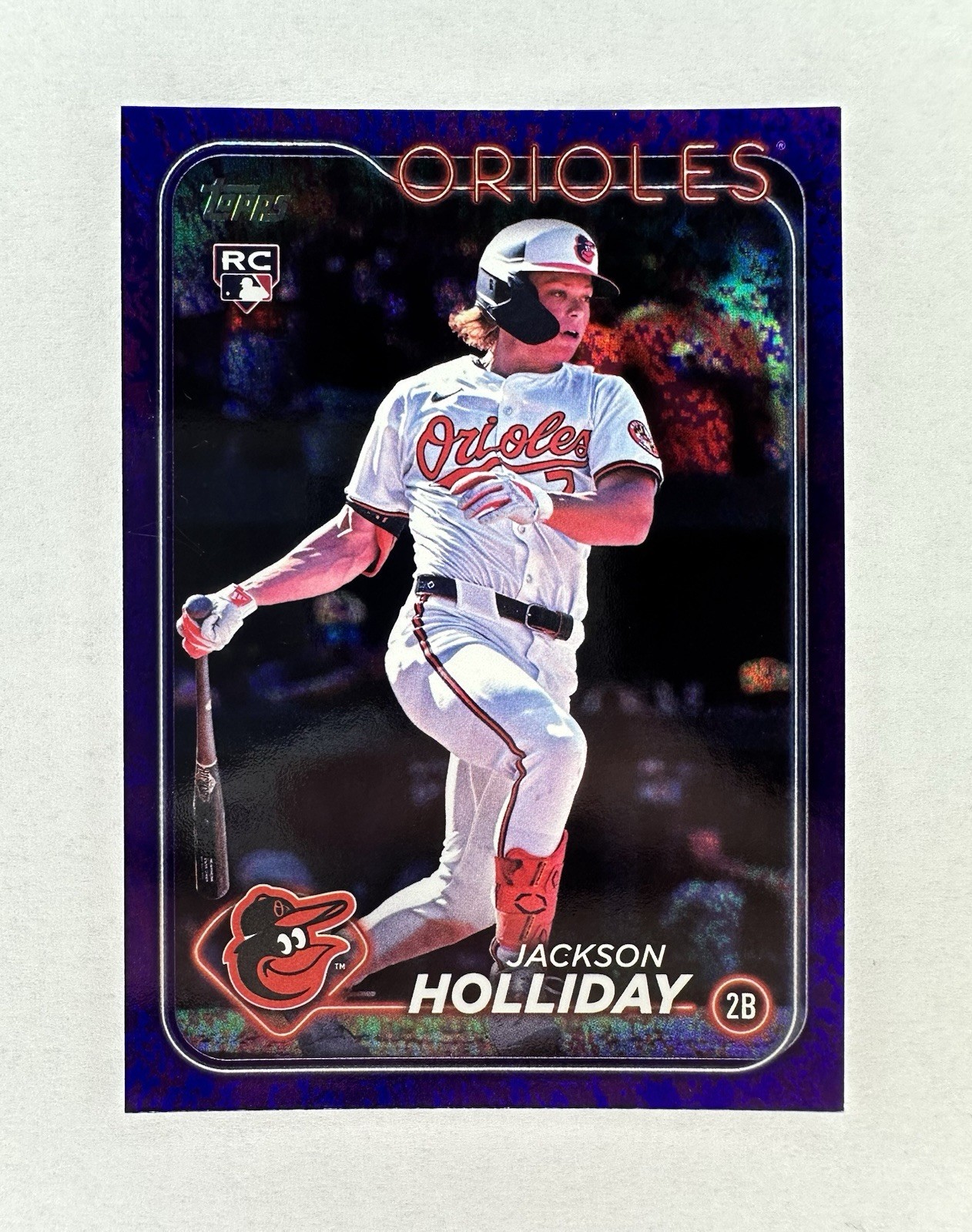Jackson Holliday 2024 Topps Update Purple Holofoil /799 #US50 Orioles RC