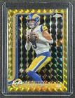 2025 Topps Chrome Football Gold Geometric Refractor Matthew Stafford #169