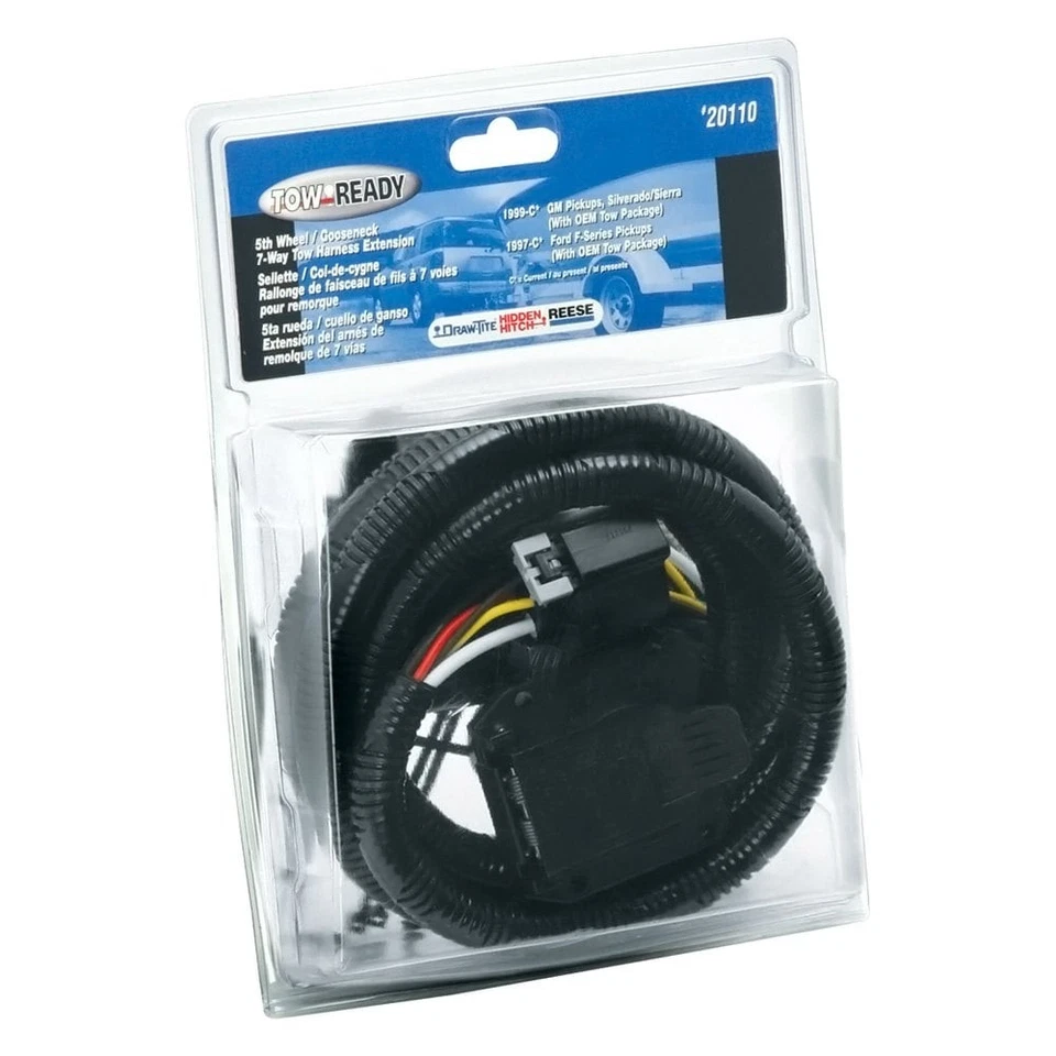 For GMC Sierra 07-09 Tow Ready 20110 7' 5th Wheel & Gooseneck Adapter Harness Foto 2 de 2