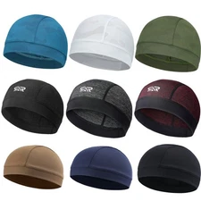 Skull Cap Helmet Liner Running Beanie Head Wrap Bicycle Football Sweat Wicking