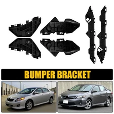 For 2009-2013 Toyota Corolla Rear Bumper Cover Retainer Brackets Set Left+Right